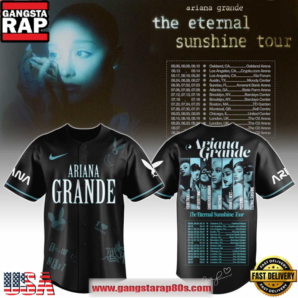 Ariana Grande The Eternal Sunshine Tour 2026 Special Baseball Jersey