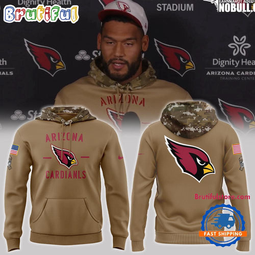 Arizona Cardinals 2024 Veterans Salute to Service Limited New Hoodie