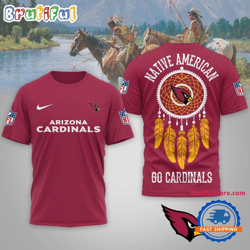Arizona Cardinals 2026 NFL Native American Unisex 3D Shirt