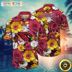 Arizona Cardinals Hawaii Shirt Flower Colorful Coastal Wear