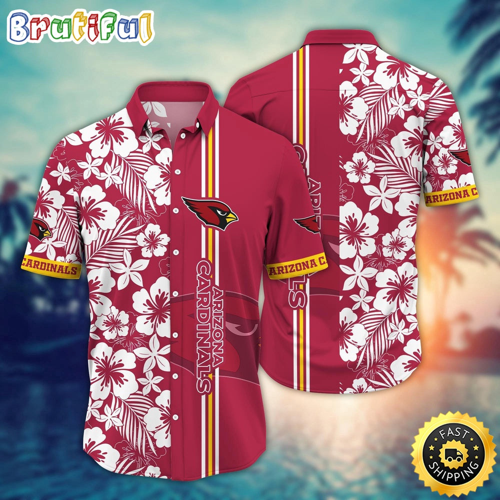 Arizona Cardinals Hawaii Shirt Flower Exotic Island Fashion