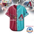 Arizona Cardinals Mix Arizona Diamondbacks Sporty New Design Baseball Jersey