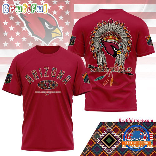 Arizona Cardinals Native American Heritage Month 3D Shirt