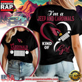 Arizona Cardinals NFL Jeep Girl Women’s Black T Shirt