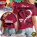 Arizona Cardinals NFL Jeep Girl Women’s Shirt-Red