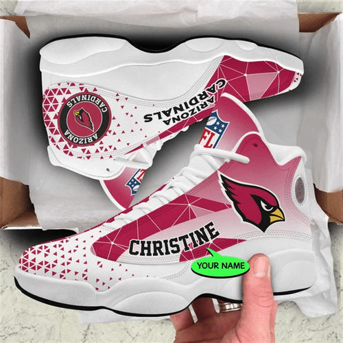 Arizona Cardinals NFL Custom Name Retro Jordan 13 Shoes