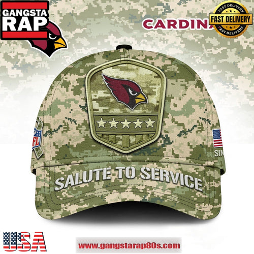 Arizona Cardinals NFL Salute To Service 2025 Classic Cap Hats