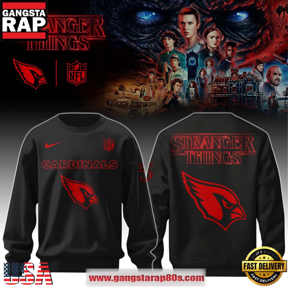 Arizona Cardinals NFL x Strangethings Limited Editions Sweatshirt