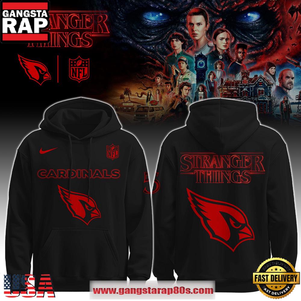 Arizona Cardinals NFL x Strangethings Limited Editions Unisex Hoodie