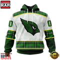 NFL Arizona Cardinals St. Patricks Day All Over Print Hoodie