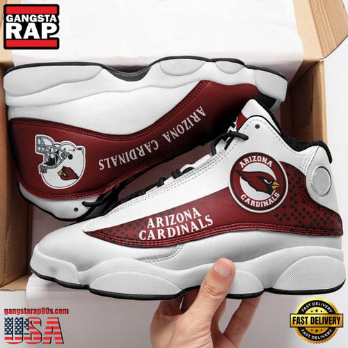 NFL Arizona Cardinals Team New Design Air Jordan 13 Running Sneakers Shoes