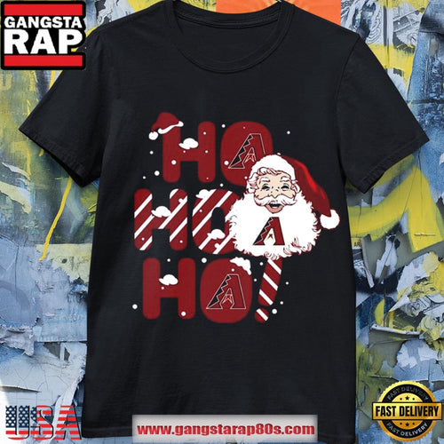 Arizona Diamondbacks Christmas Santa Ho Ho Ho 2025 Unisex Tshirt