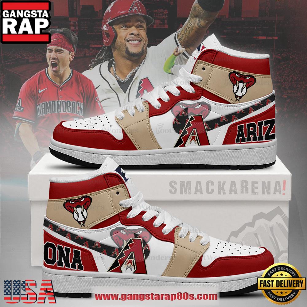 Arizona MLB Trending Sneakers Air Jordan 1 High Top Shoes