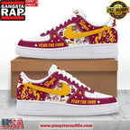 Arizona State Sun Devils Fear The Fork Limited Air Force 1 Running Sneakers Shoes