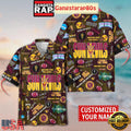 Arizona State Sun Devils Solgan Fear The Fork True Fan Spirit Custom Name Aloha Hawaiian Shirt