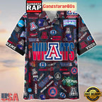 Arizona Wildcats Solgan Bear Down True Fan Spirit Custom Name Aloha Hawaiian Shirt