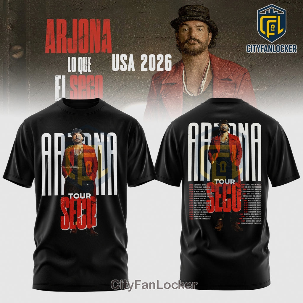 Arjona Tour 2026 Lo Que El Seco No Dijo Limited Edition T-Shirt