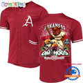 Arkansas Razorback 2025 NCAA College World Series Omahogs Win Baseball Jersey