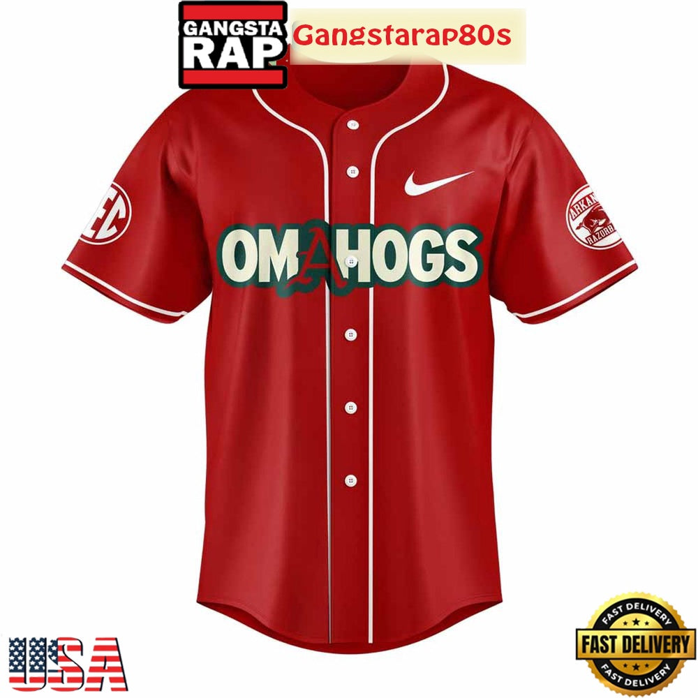 Arkansas Razorbacks Baseball NCAA Super Regional Champions Special Baseball Jersey Shirt