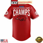 Arkansas Razorbacks Baseball NCAA Super Regional Champions Special Baseball Jersey Shirt