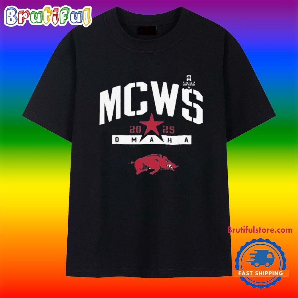 Arkansas Razorbacks College World Series 2025 MCWS Baseball T Shirt