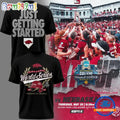 Arkansas Razorbacks Softball 2026 College World Series Helmet Design 3D Shirt