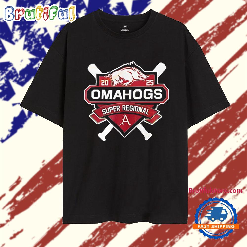 Arkansas Razorbacks Super Regional 2025 Omahogs T Shirt