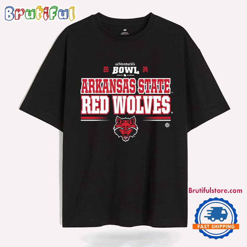 Arkansas State Red Wolves 2024 68 Ventures Bowl T Shirt