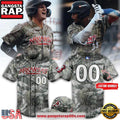 Arkansas Travelers Alternate Camo Custom Baseball Jersey Shirt