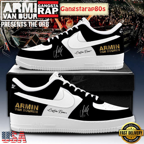 Armin Van Buuren Show The ORB Custom Air Force 1 Sneakers Shoes