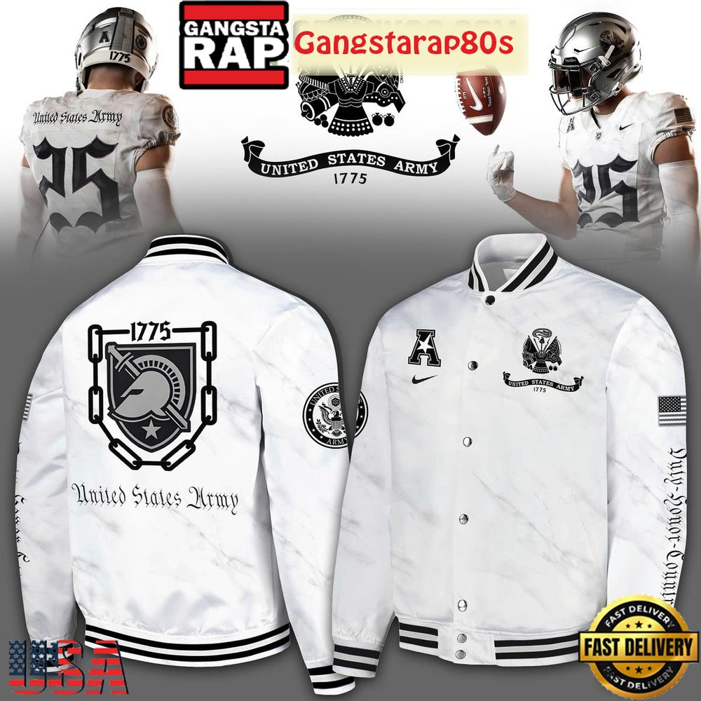 Army Black Knights 250th Anniversary Special Edition Baseball Jacket