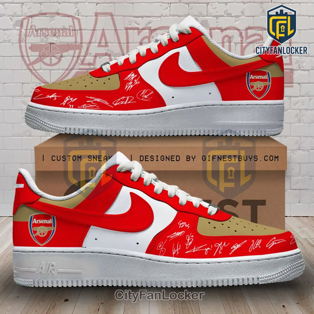 Arsenal FC Premier League Champions 25/26 Air Force 1