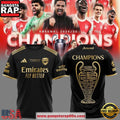 Arsenal FC UEFA Champions League 2026 Victory Celebration 3D Shirt