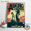 Asking Lexandria The Nick Rayns LCR UEA Dec 14 2024 Tour Poster Canvas Art
