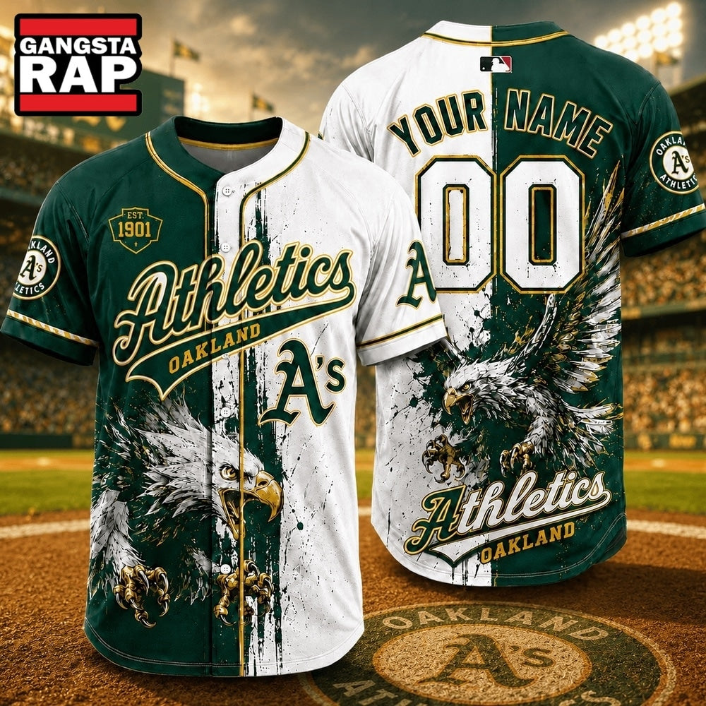 Athletics 2026 MLB Eagle America Personalized Baseball Jersey