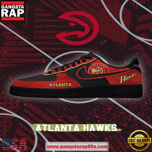 Atlanta Basketball NBA Limited Edition Nike Air Force 1 Shoes Running Sneakers