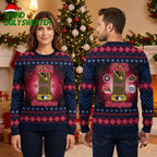 Atlanta Braves 2021 World Series Trophy Champions Ugly Christmas Sweater