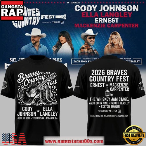 Atlanta Braves 2026 Braves Country Fest Unisex T-Shirt