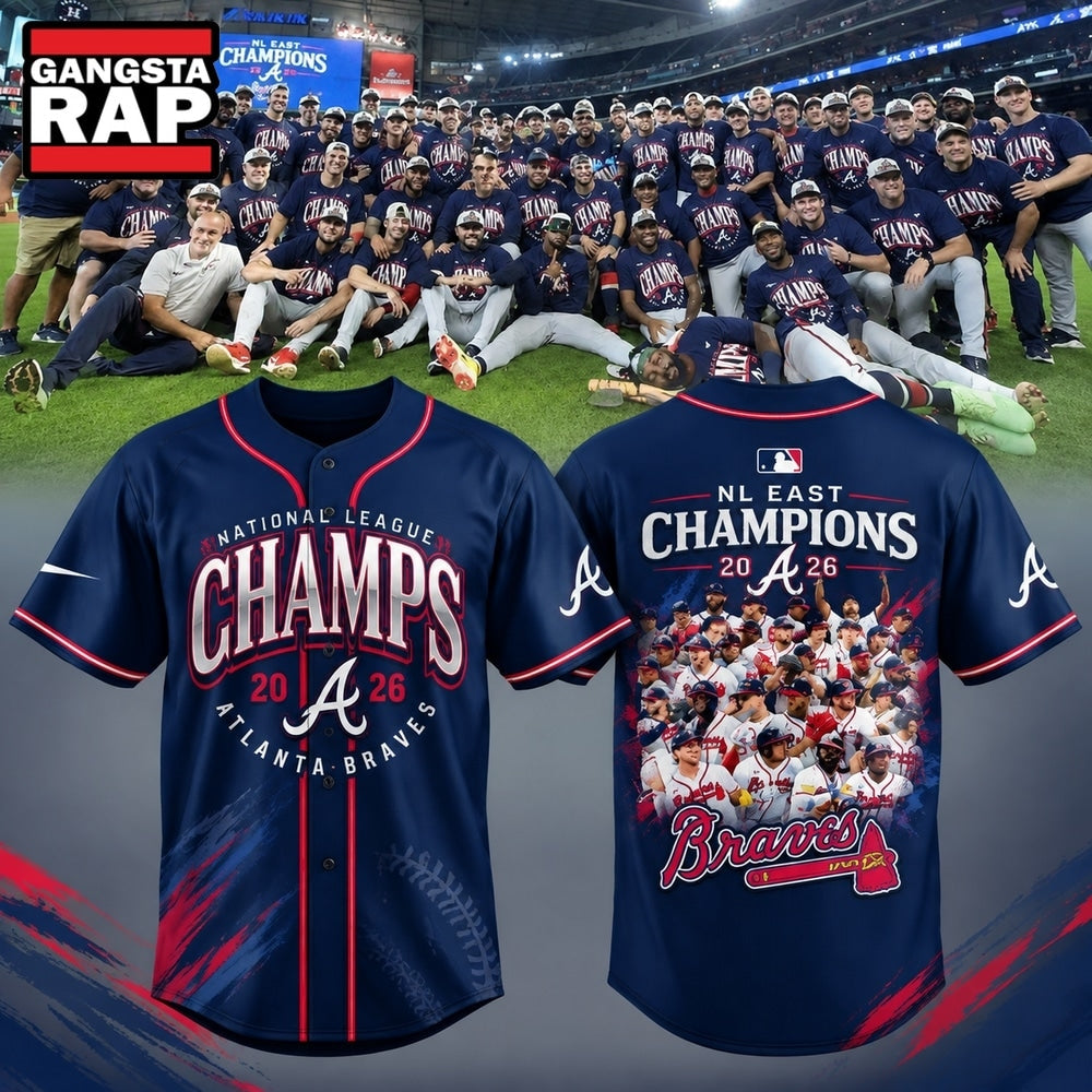 Atlanta Braves 2026 NL East Division Champions Limited Edition Baseball Jersey