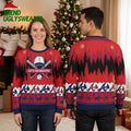 Atlanta Braves Baseball Helmet And Crossed Bats Let’s Go Braves Ugly Christmas Sweater