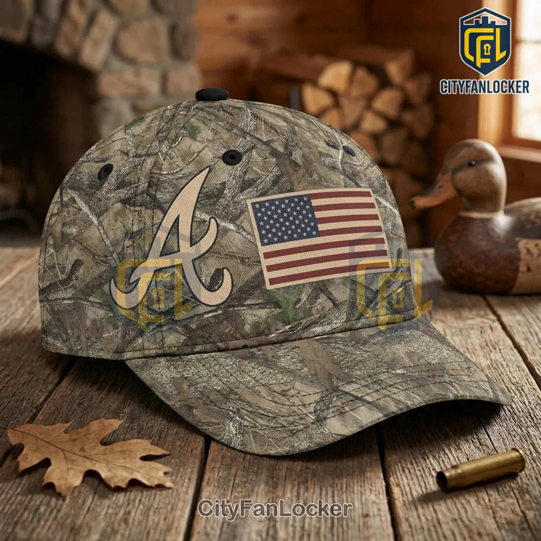 Atlanta Braves Camouflage Deer Hunting Baseball Jersey