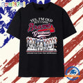 Atlanta Braves Greatness Legends Signatures Vintage Graphic T Shirt