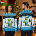 Atlanta Braves Grinch Snowflake Ugly Christmas Sweater