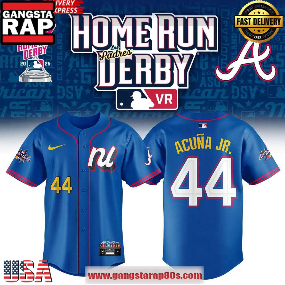 Atlanta Braves Home Run Derby 2025 Special Baseball Jersey Shirt