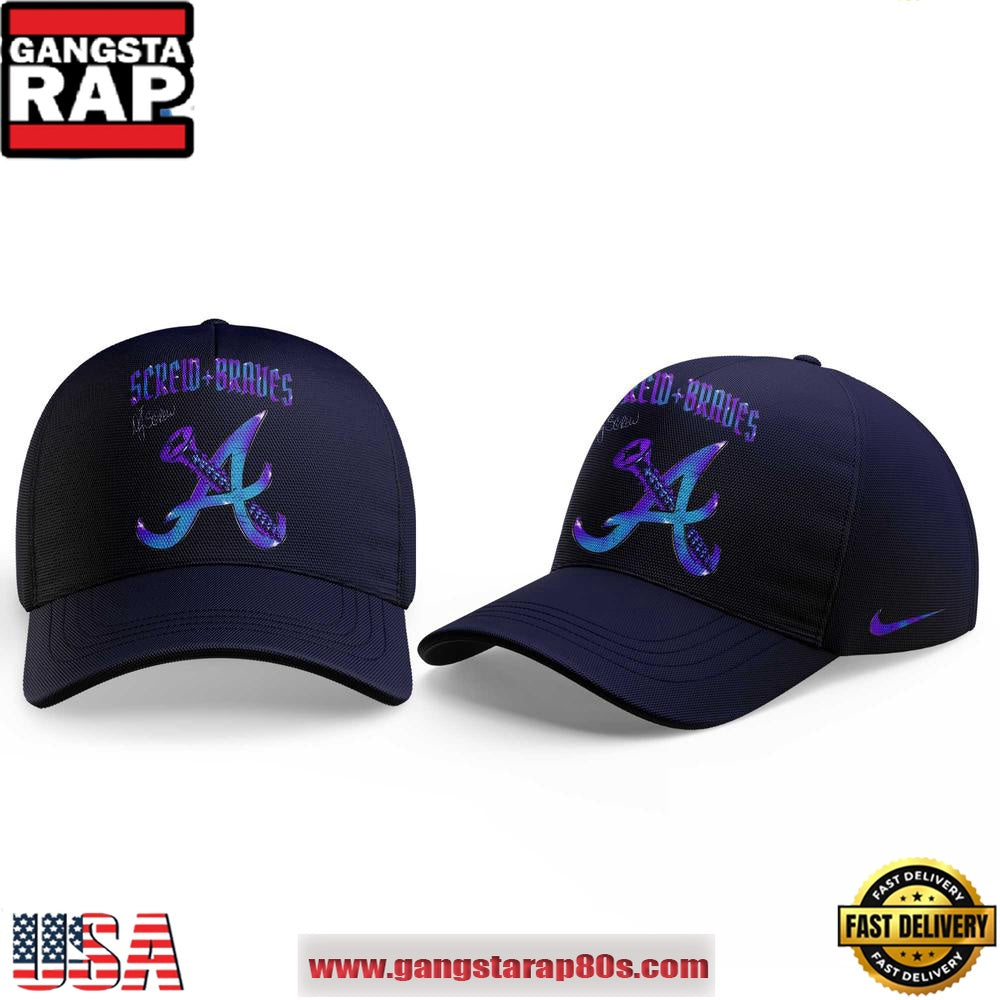 Atlanta Braves Honor All-Time DJ Screw Signature Limited Edition Classic Cap Snapback Hats