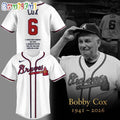Atlanta Braves In Memory Bobby Cox 1941-2026 Baseball Jersey