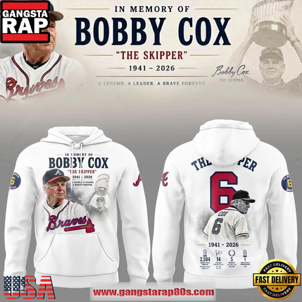 Atlanta Braves Remembering Bobby Cox 1941-2026 Limited Edition Hoodie