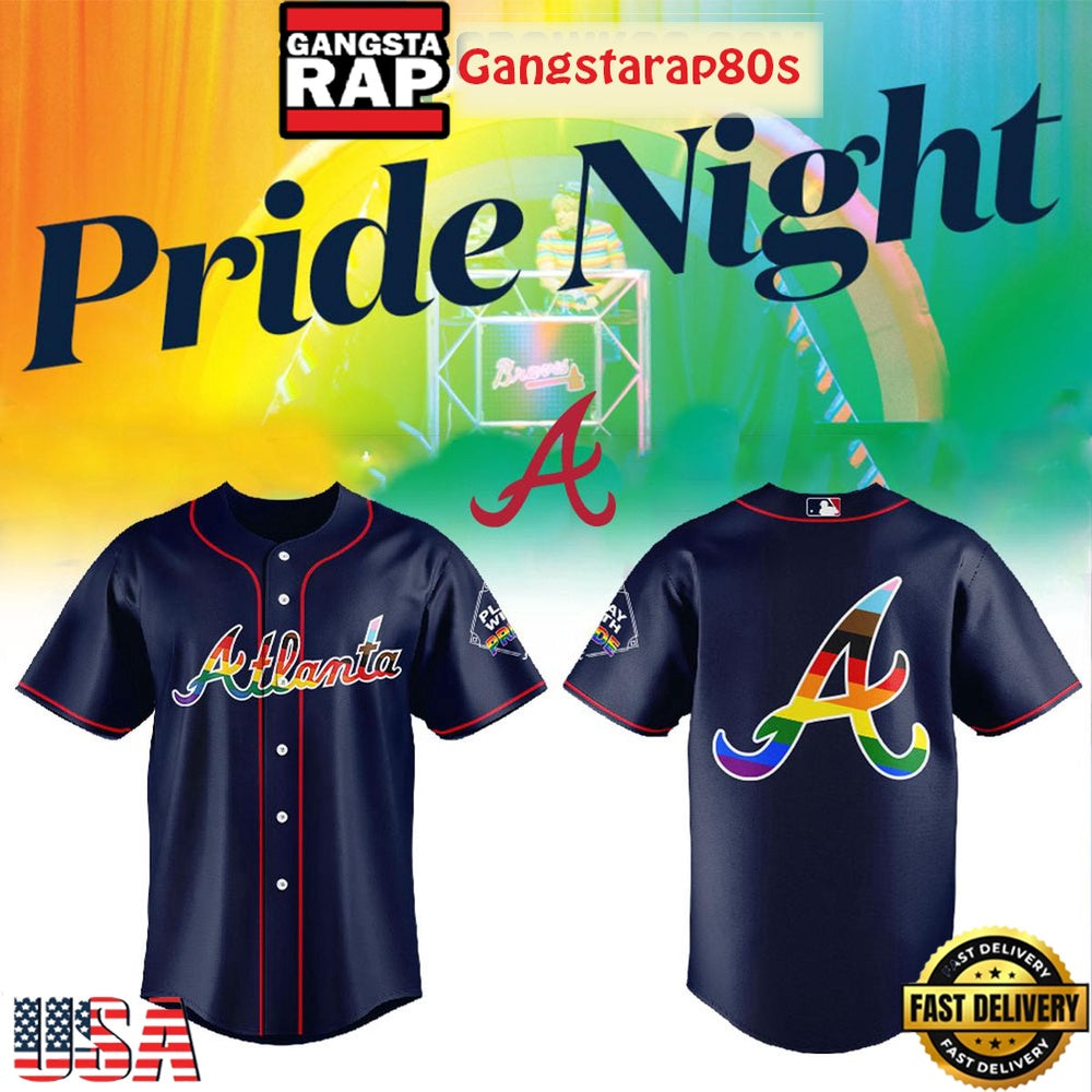 Atlanta Braves x Pride Day 2026 Limited Edition Baseball Jersey