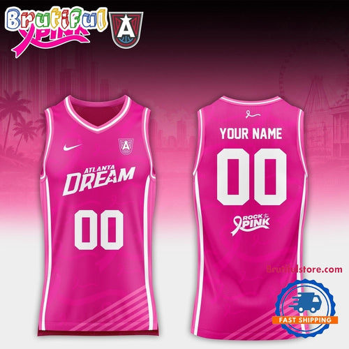 Atlanta Dream 2026 WNBA x Rock the Pink Night Limited Edition Basketball Jersey