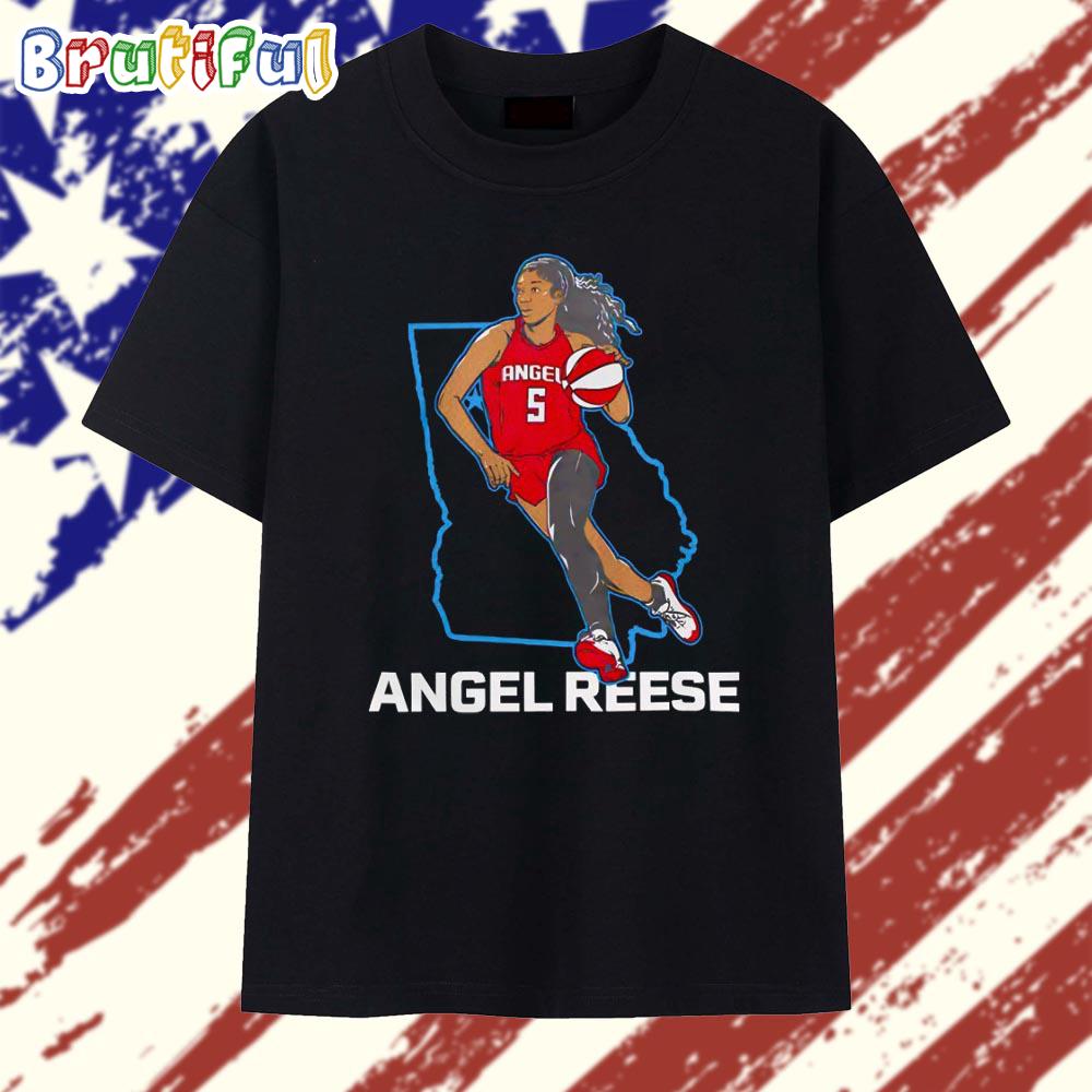 Atlanta Dream WNBA Angel Reese State Star ATL T Shirt